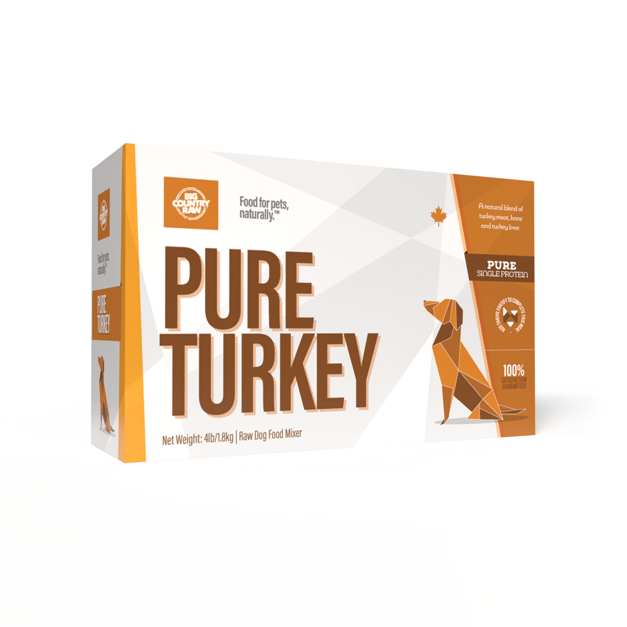 Big Country Raw 🍁Pure Turkey 4Lb Carton