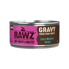 RAWZ® Gravy From Bone Broth Tuna & Mackerel Recipe Wet Cat Food 3oz
