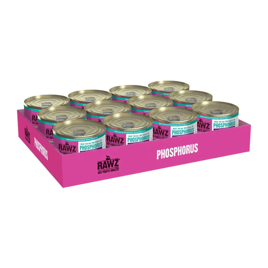 RAWZ Low Phosphorus Turkey Pate with Broth Wet Cat Food 5.5oz