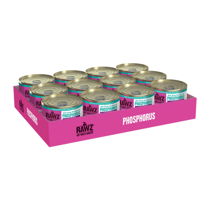 RAWZ Low Phosphorus Turkey Pate with Broth Wet Cat Food 5.5oz