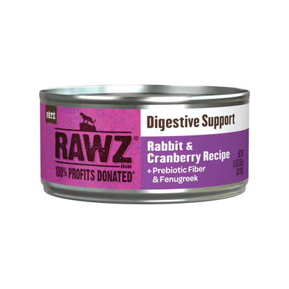 RAWZ Rabbit & Cranberry Digestive Support for Cats