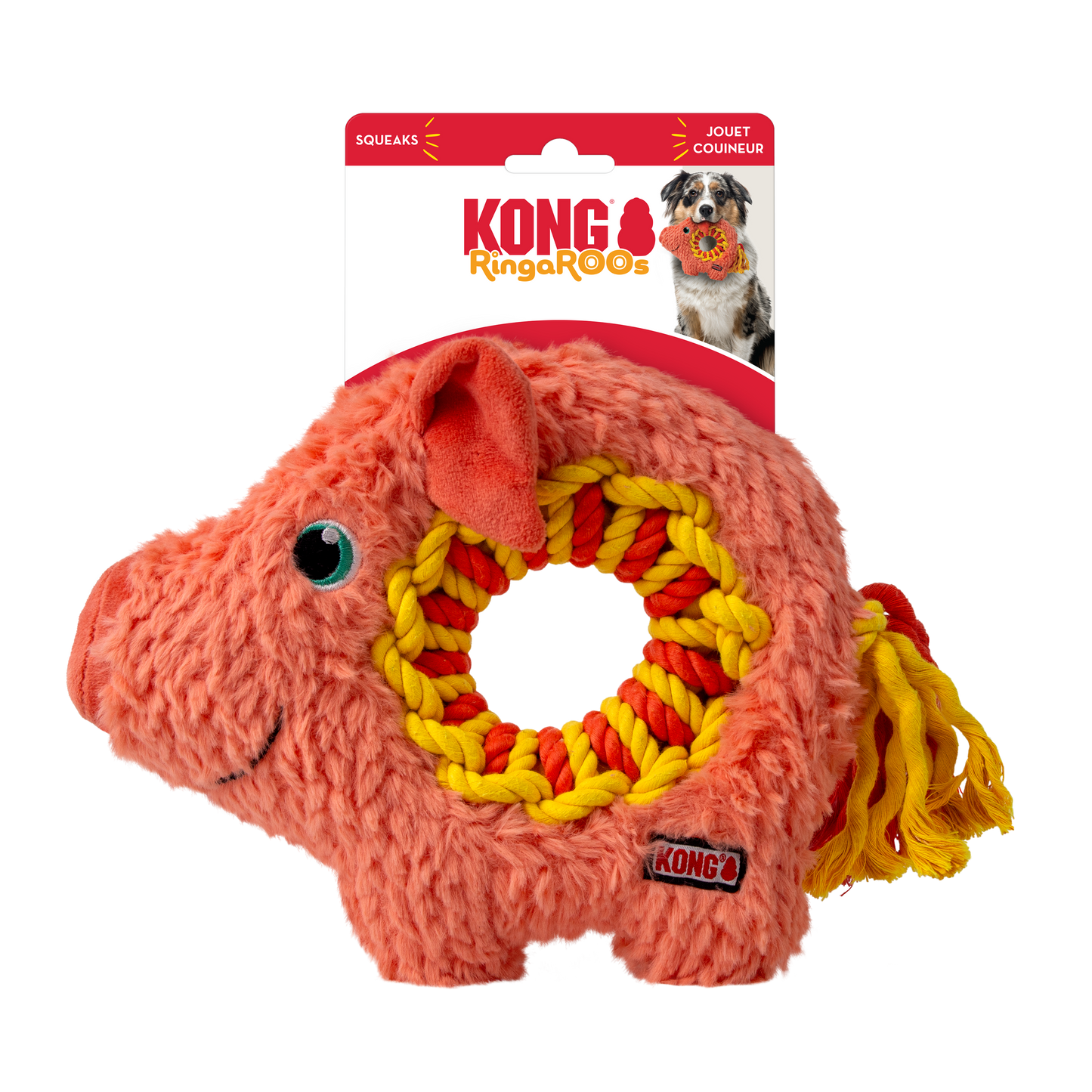 KONG Ringaroos Pig Medium