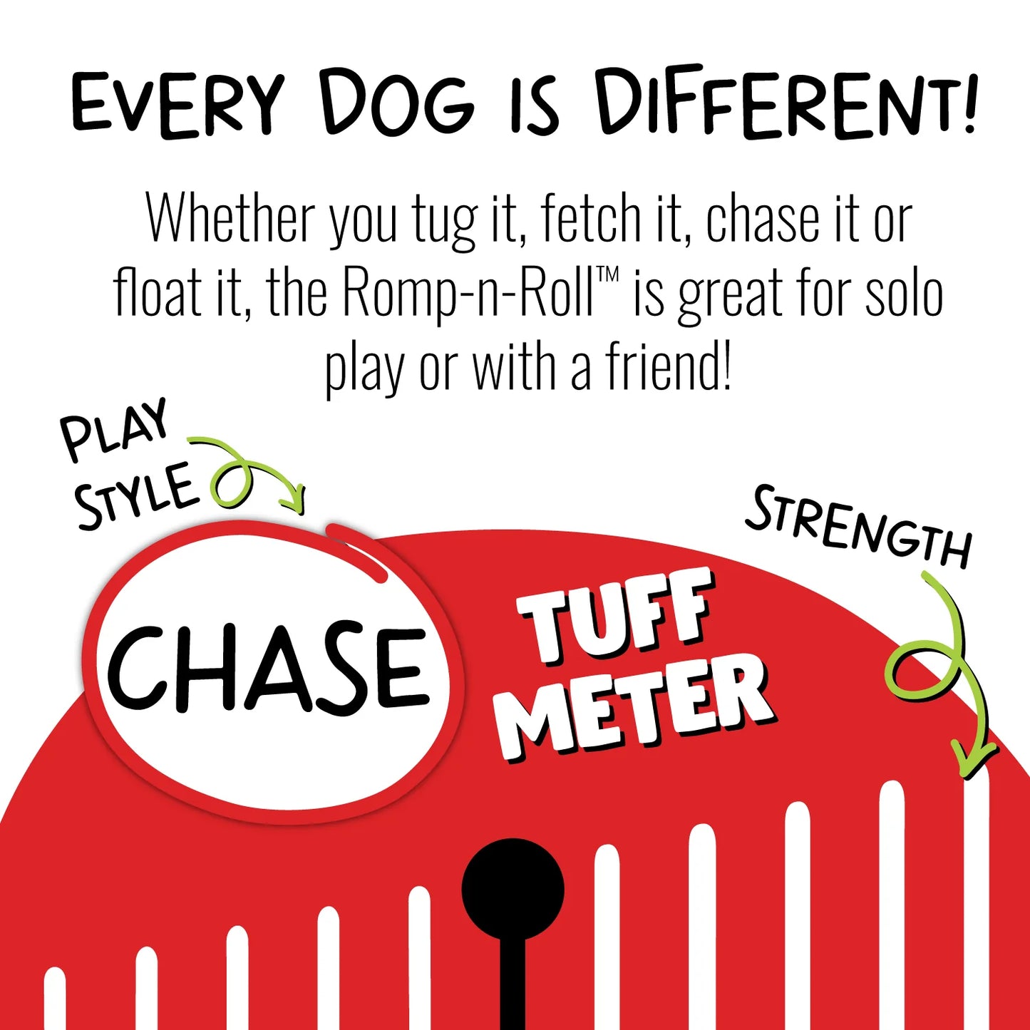 Jolly Pets Tug-n-Toss Asst'd