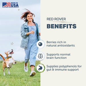 Four Leaf Rover Red Rover - Organic Berries For Dogs