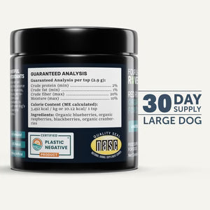 Four Leaf Rover Red Rover - Organic Berries For Dogs