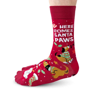 Santa Paws Socks - For Him 🍁 Uptown Sox