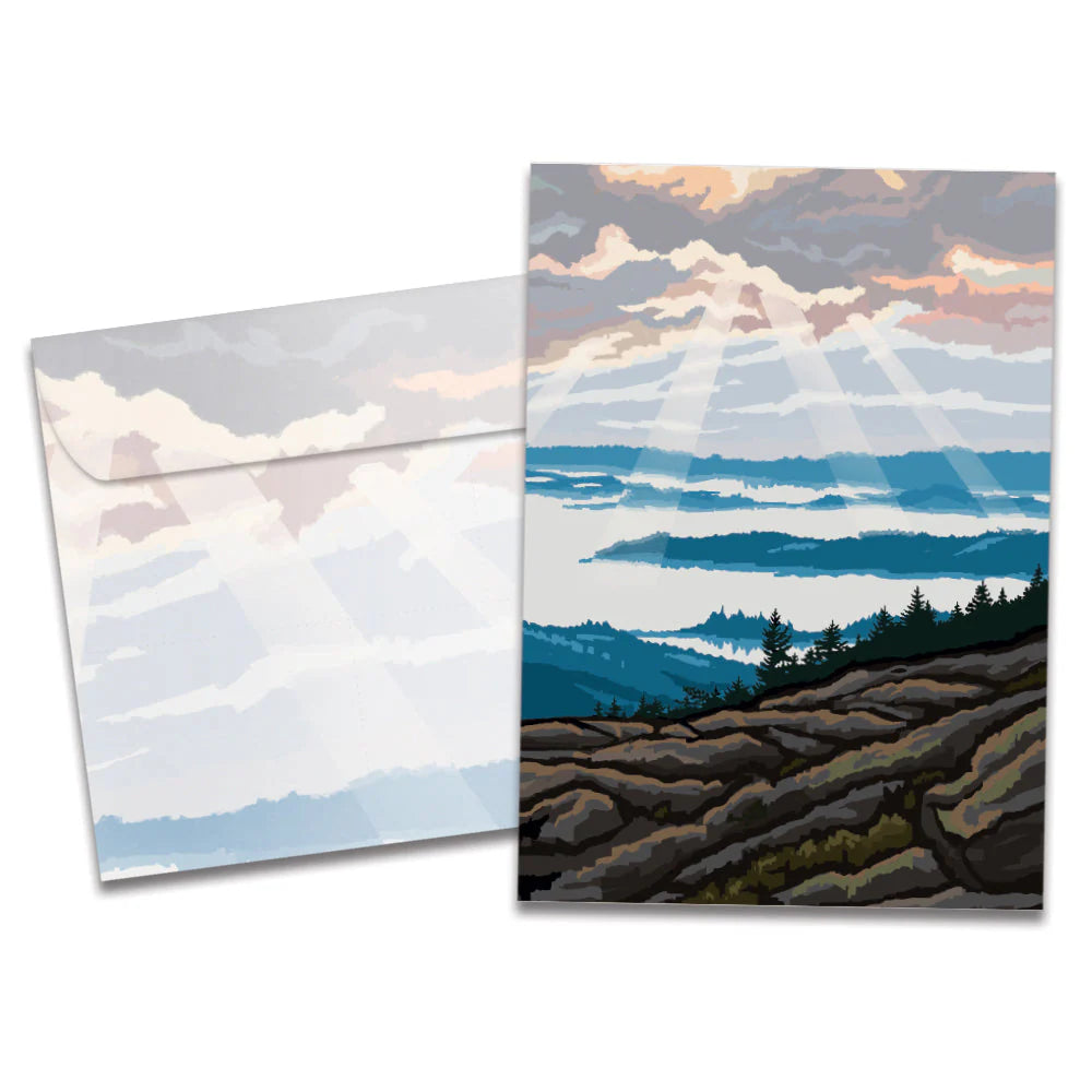 Tree Free Greetings From Above Sympathy Card