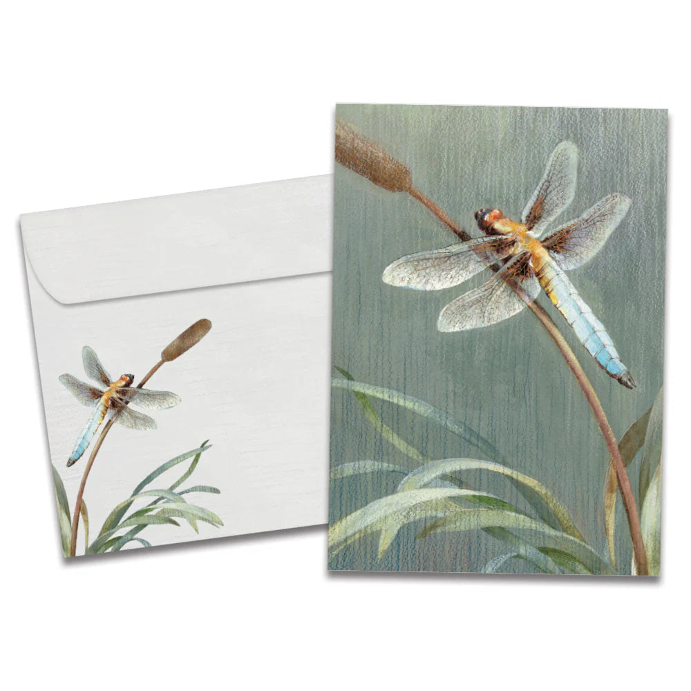 Tree Free Greetings🍁 Dragonfly Sympathy Card