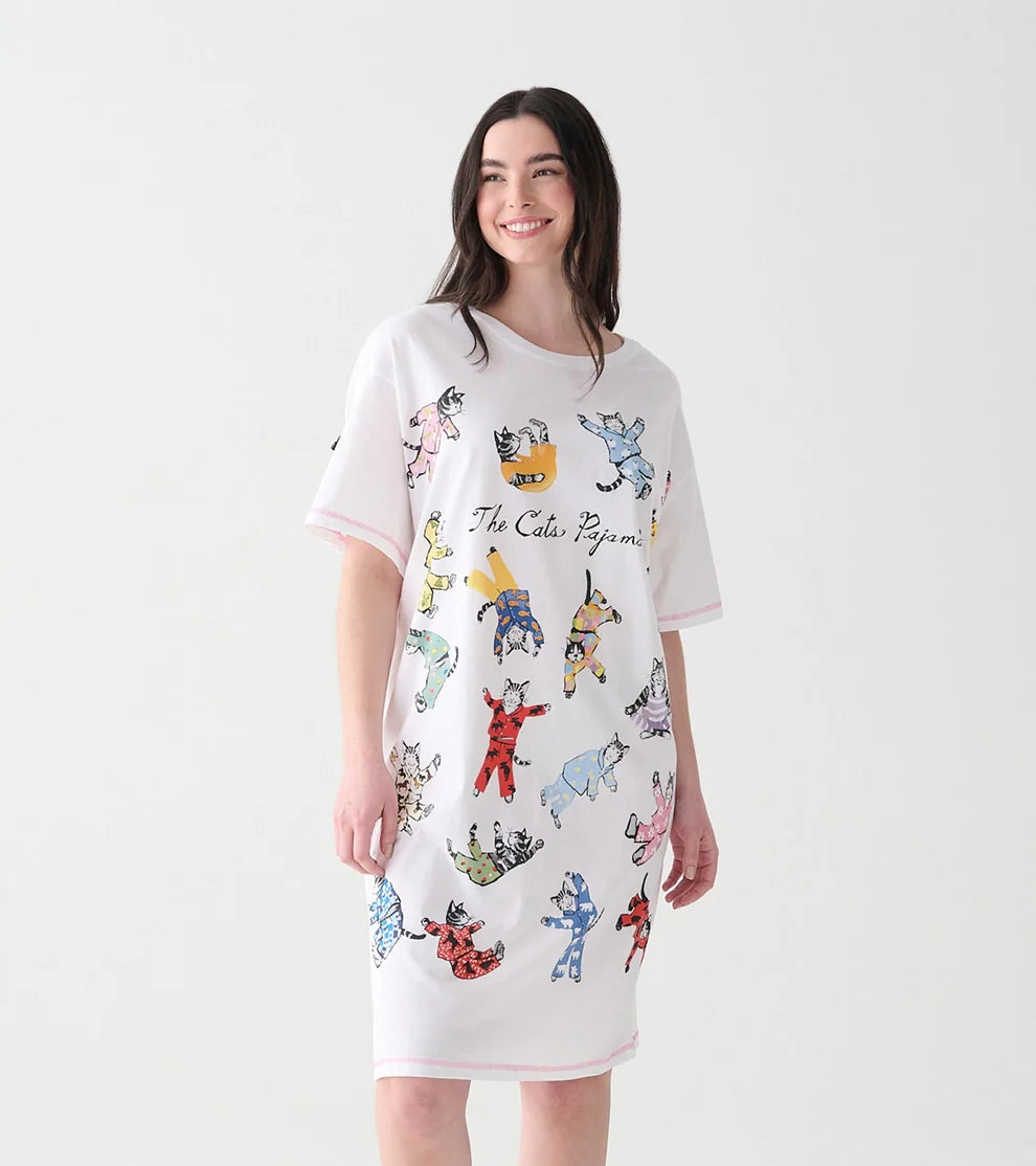 The Cats Pajamas 🍁Little Blue House Women's Sleepshirt - O/S