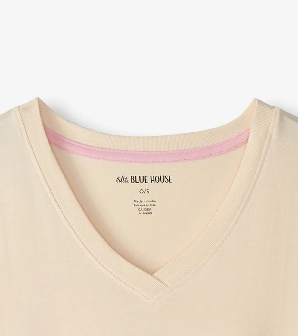 She Who Sleeps with Dogs 🍁 Little Blue House Women's Sleepshirt O/S
