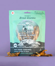 Wild Vibes Treat Co. Wild Vibes Sun Dried Sardines 108g