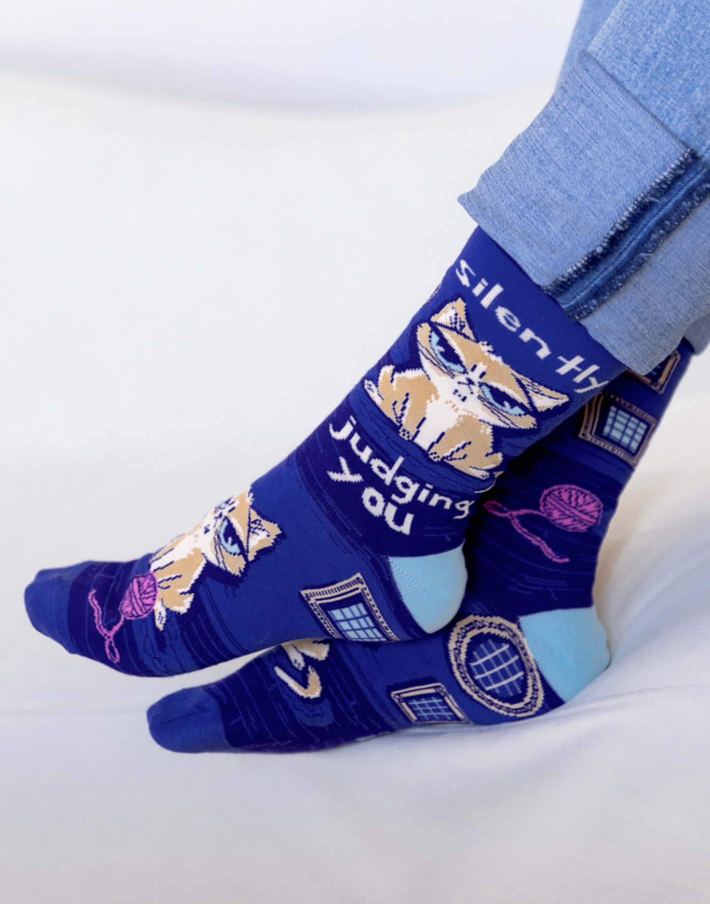 Uptown Sox Ltd. 🍁Women's Silently Judging You Socks - Sizes 6-10