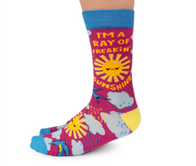 Uptown Sox Ltd. 🍁Women's Ray of Sunshine Socks - Sizes 6-10