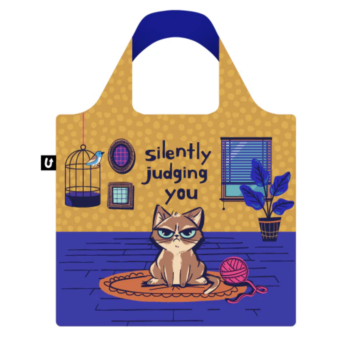 Uptown Sox Ltd. 🍁Silently Judging You Foldable Tote