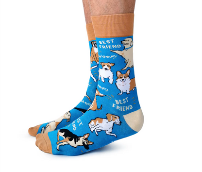 Uptown Sox Ltd.🍁 Men's Dog Parent Socks - Size 7-13