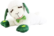 MultiPet LambChop St Patricks Day Plaid Green 18"