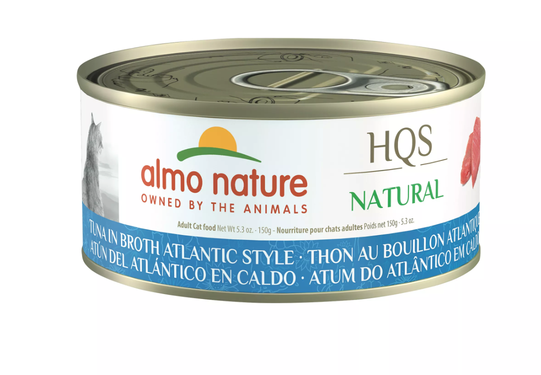 Almo Nature HQS Natural Cat Food - Atlantic Tuna In Broth  150g