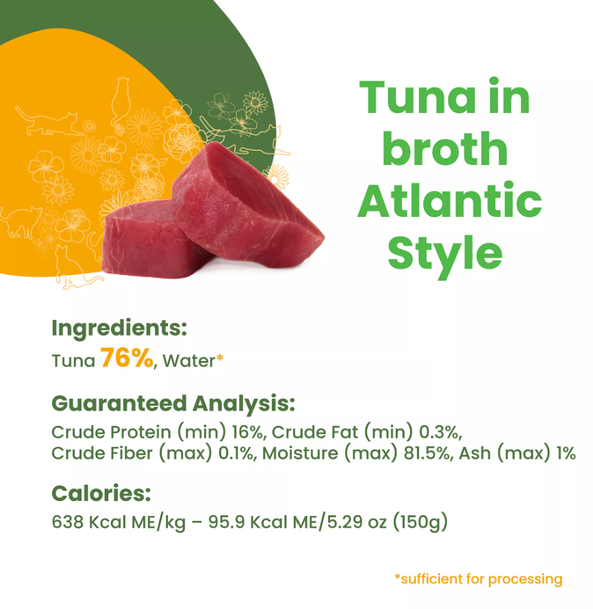 Almo Nature HQS Natural Cat Food - Atlantic Tuna In Broth  150g