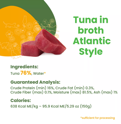 Almo Nature HQS Natural Cat Food - Atlantic Tuna In Broth  150g