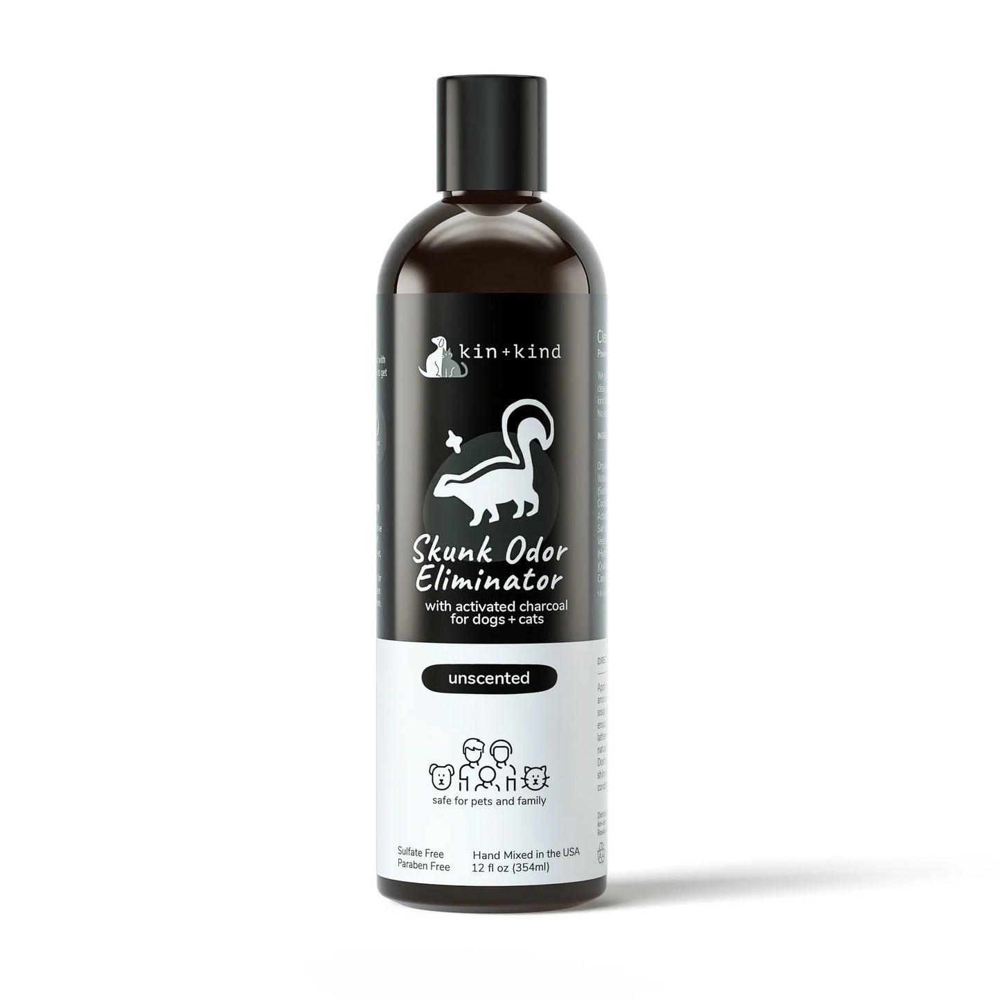 Kin + Kind Skunk Odor Eliminator Pet Shampoo 12oz