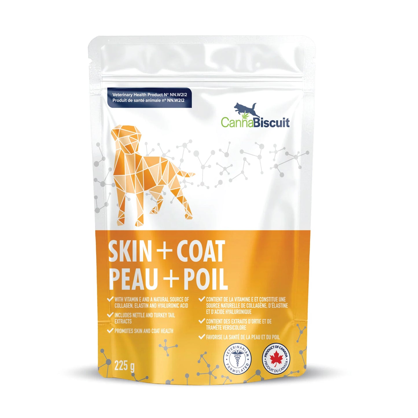 CannaBiscuit🍁 Skin & Coat with Collagen & Elastin for Dogs 224g