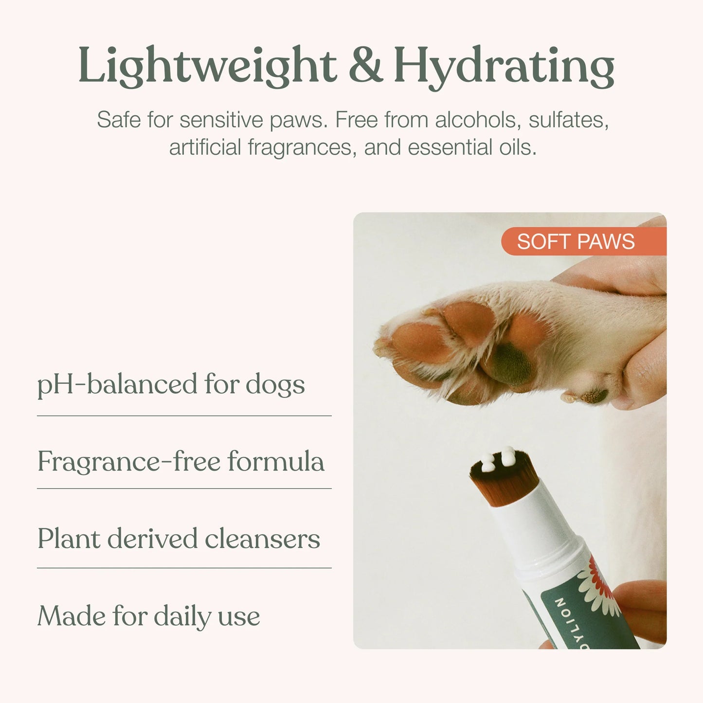 Dandylion 🍁 Soft Paws Hydrating Paw Lotion