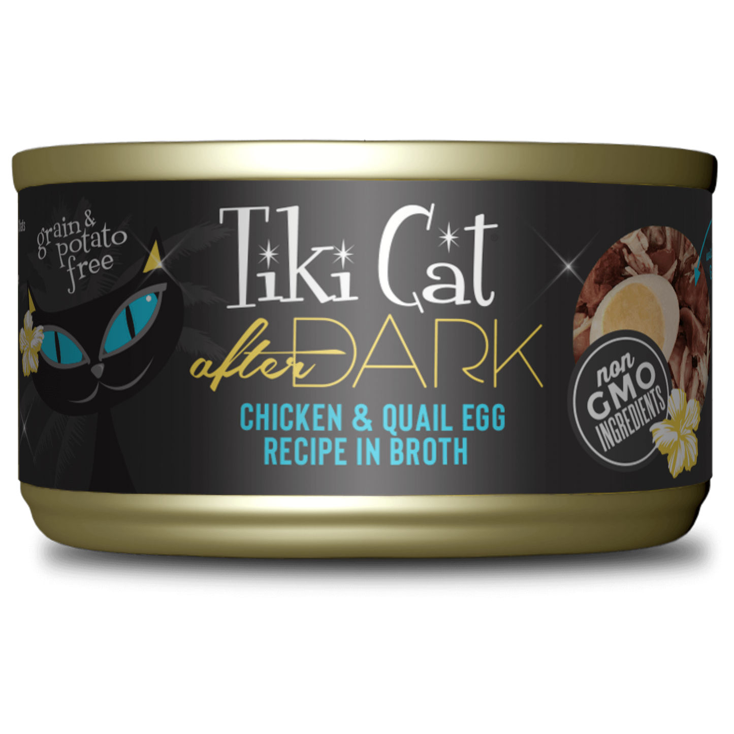 Tiki Cat After Dark Chicken & Quail Egg Cat Food 2.8oz