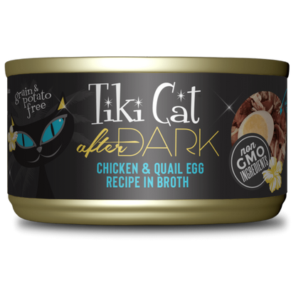 Tiki Cat After Dark Chicken & Quail Egg Cat Food 2.8oz