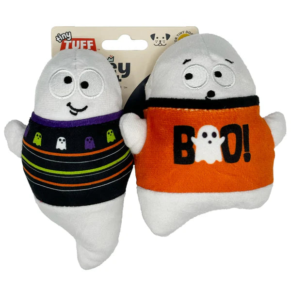 Tiny Tuff Boo Buddies Dog Toy 2-Pack