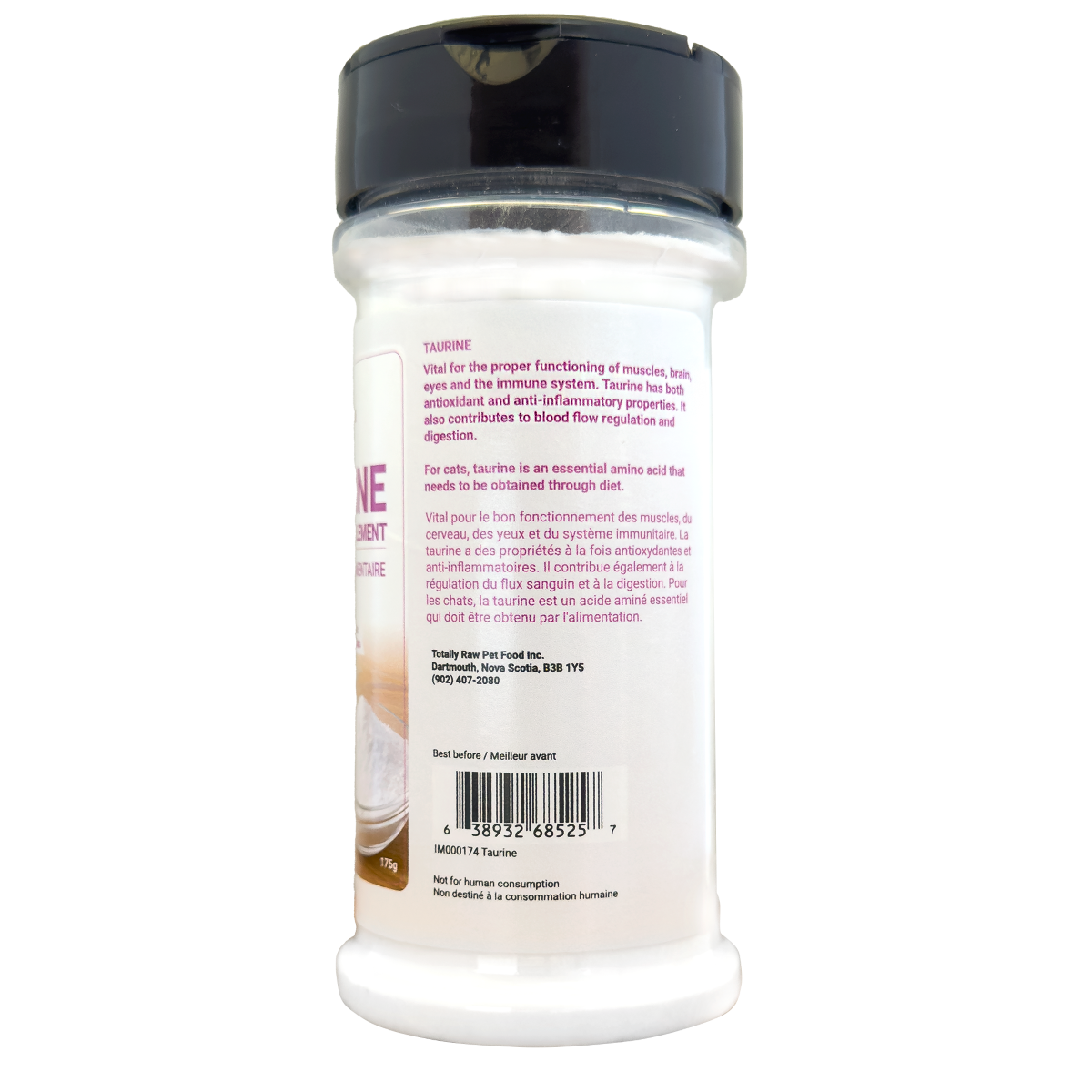 Totally Raw 🍁Taurine for Dogs & Cats  175g