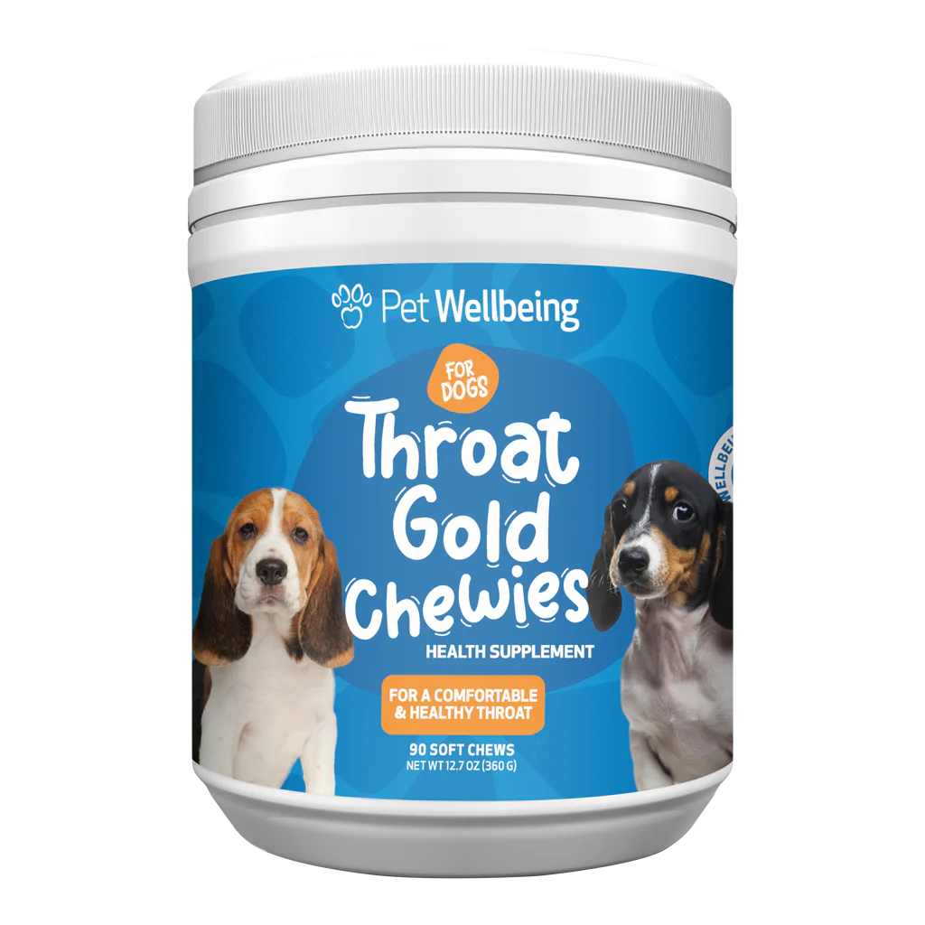 Throat Gold Chewies - for Occasional Throat Discomfort in Dogs