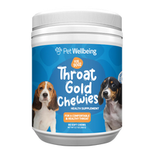 Throat Gold Chewies - for Occasional Throat Discomfort in Dogs