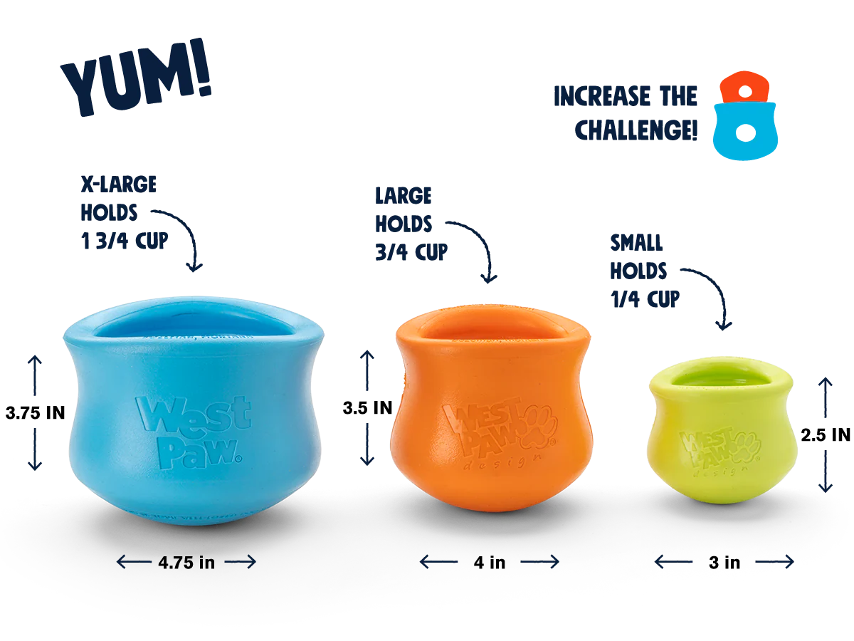 West Paw Granny Smith Toppl Treat Toy & Feeder