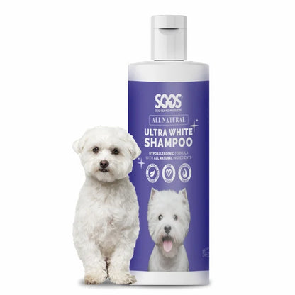 Soos 🍁Ultra White - Hypoallergenic Shampoo for Dogs & Cats  500ml