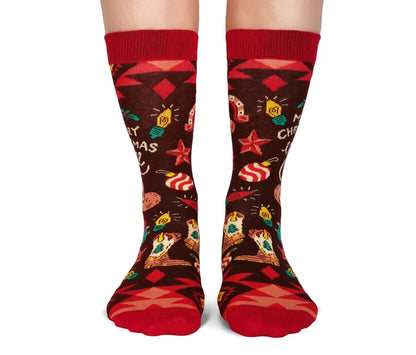 Country Christmas Socks - For Her🍁 Uptown Sox