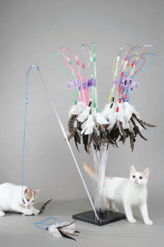 Vee's PURRfect Feather Cat Toy