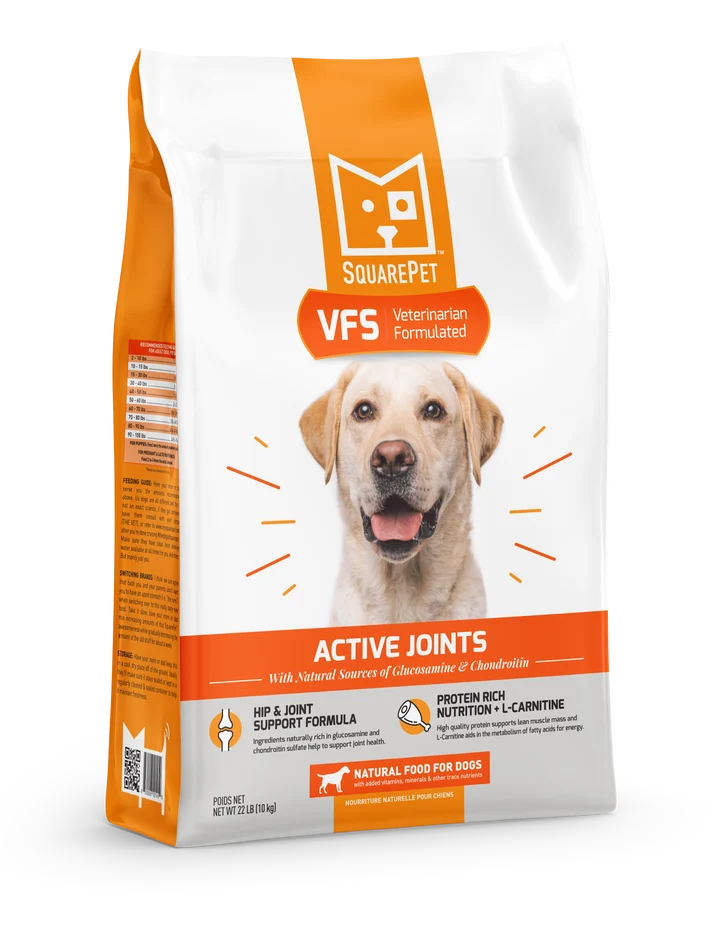 Square Pet VFS Canine Active Joints + Healthy Heart