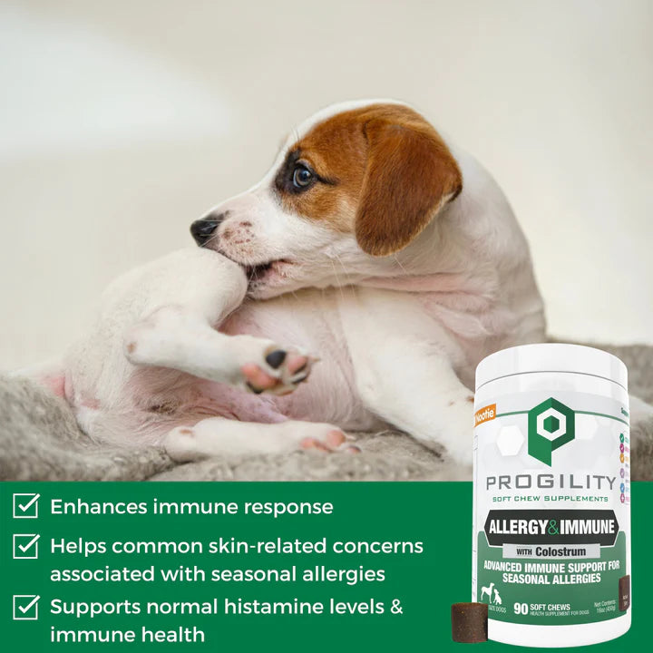 Progility Allergy & Immune Soft Chew Supplement for Dogs