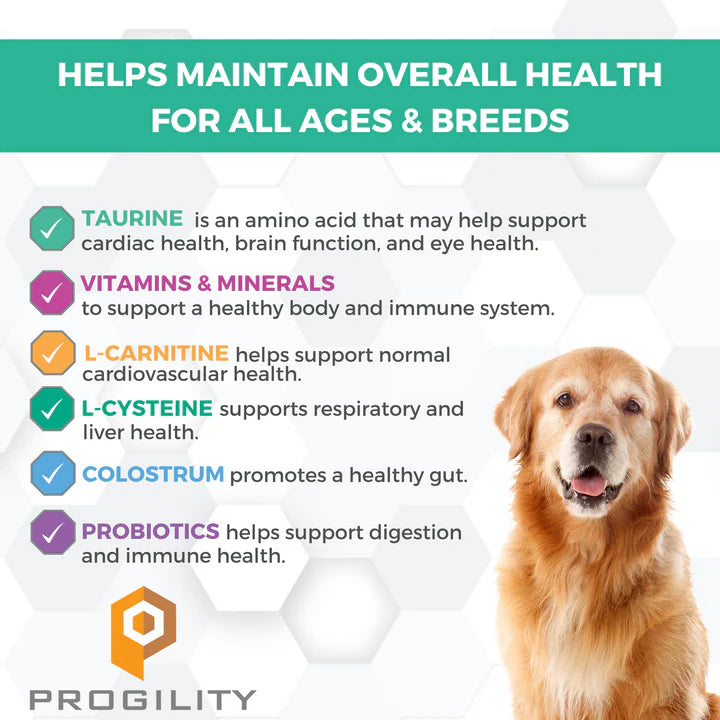 Progility Multivitamin with Taurine for Dogs