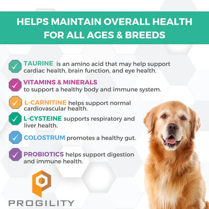 Progility Multivitamin with Taurine for Dogs