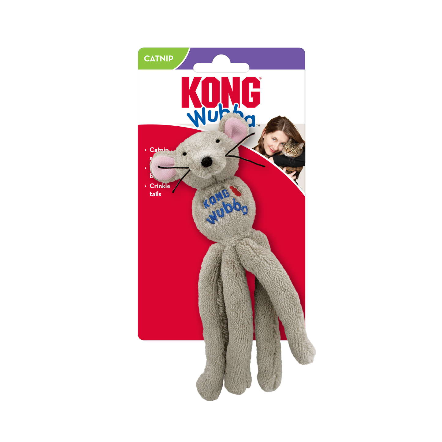 Kong Mouse Wubba For Cats