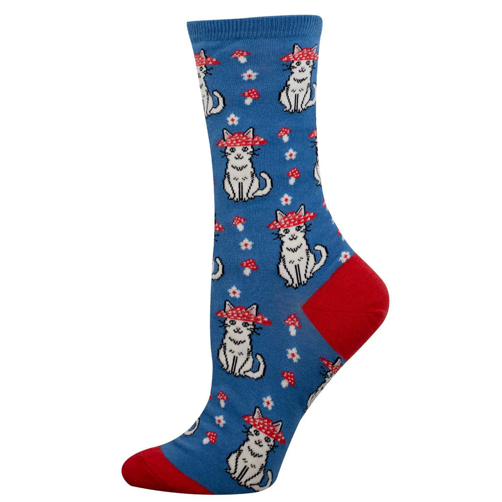 Sock Smith 🍁Mushroom Cats Socks - Women's Size 9-11