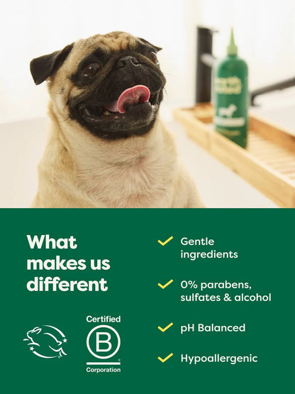 Earth Rated🍁 Double Coat White Tea & Basil 3-in-1 Grooming Shampoo 16oz