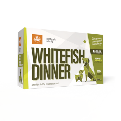 Big Country Raw 🍁Whitefish Dinner 4Lb Carton
