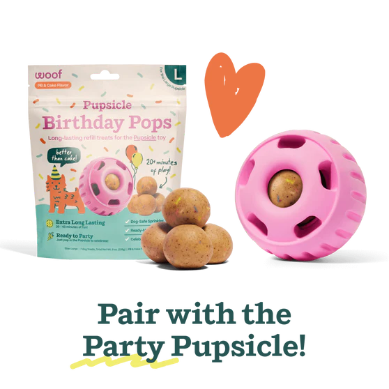 Woof Birthday Pupsicle Refill Pops