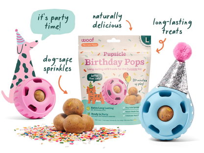 Woof Pupsicle Party Blue