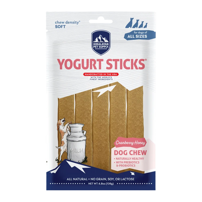 Himalayan Pet Cranberry & Honey Yogurt Sticks for Dogs 136g