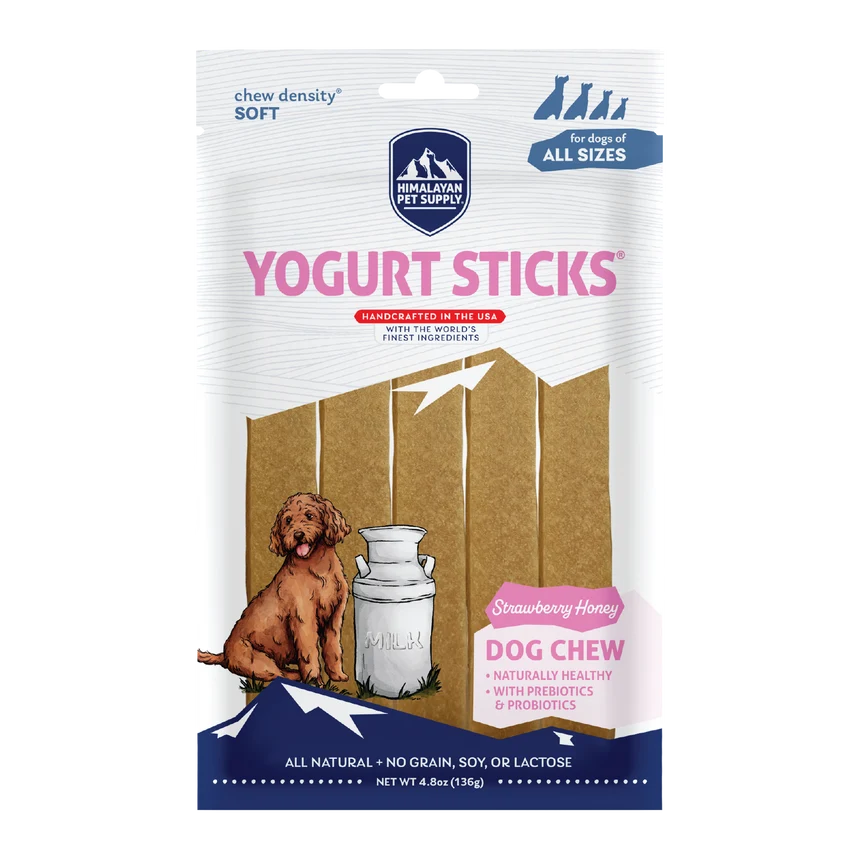 Himalayan Pet Strawberry & Honey Yogurt Sticks for Dogs 136g