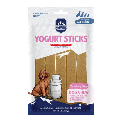 Himalayan Pet Strawberry & Honey Yogurt Sticks for Dogs 136g