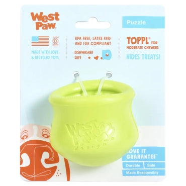 West Paw Granny Smith Toppl Treat Toy & Feeder